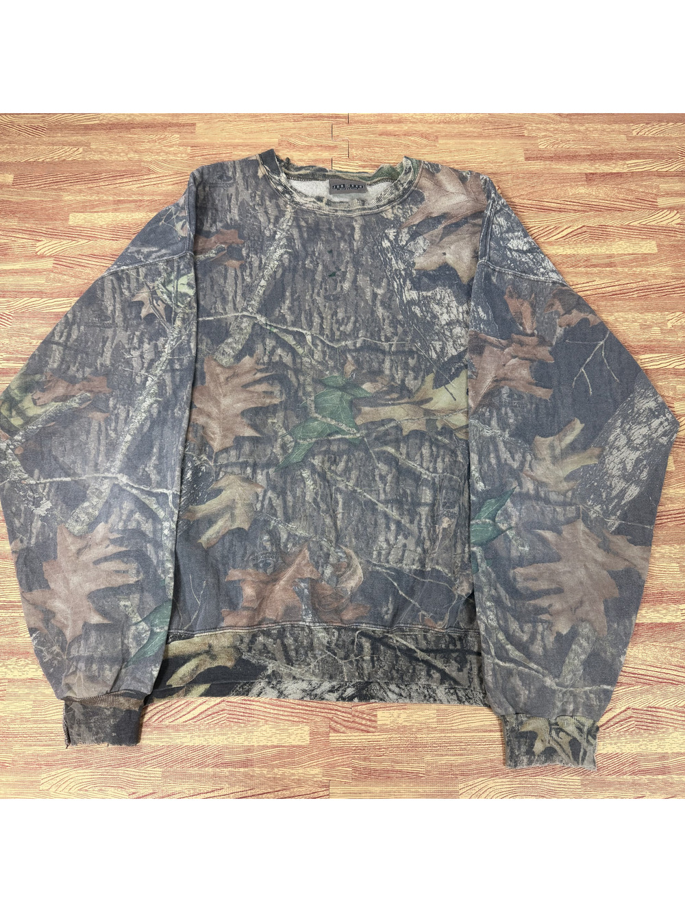 Vintage Jerzees Outdoors Camo Sweatshirt Mens XL Distressed Hunting 90s